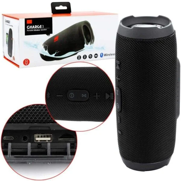 Caixa De Som Portátil Bluetooth Charge 3 Normal