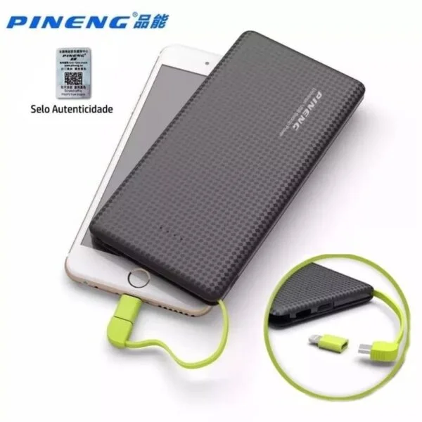 Bateria Externa Power Bank 10000mah Pineng Universal Pn-951